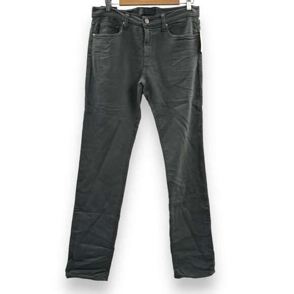 J Brand Kane‎ Straight Fit French Terry Gray Pants in Keckley Particle Sz 31 NEW - Picture 1 of 11